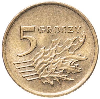 купить Польша 5 грошей (groszy) 1990