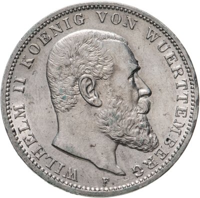 купить Германская Империя, Вюртемберг 3 марки 1914