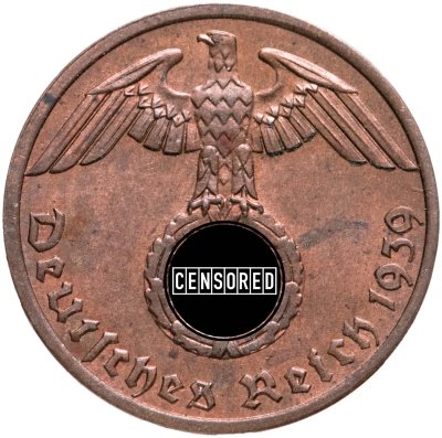 купить Германия, Третий рейх 1 рейхспфенниг (reichspfennig) 1936-1939 гг., случайный год и монетный двор
