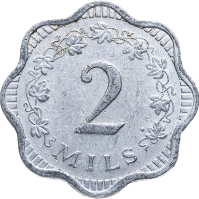 купить Мальта 2 миля (mils) 1976