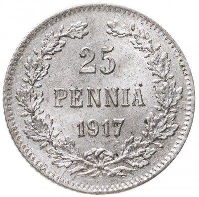 купить 25 пенни 1864-1917, случайный год, монета для Финляндии
