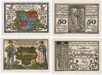 купить Германия (разные земли) набор из 4-х нотгельдов 1918-1922