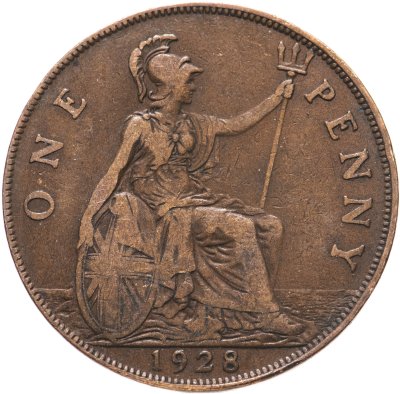 купить Великобритания 1 пенни (penny) 1928