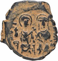 купить Византийская империя, Юстин II, 565-578 годы, фоллис.(Константинополь)