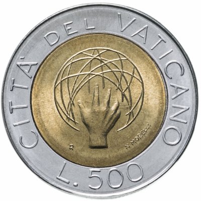 купить Ватикан 500 лир (lire) 1983 Создание Вселенной