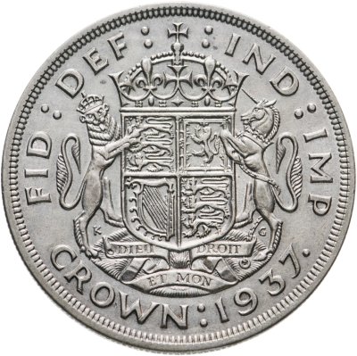 купить Великобритания 1 крона (crown) 1937 Коронация Короля Георга VI