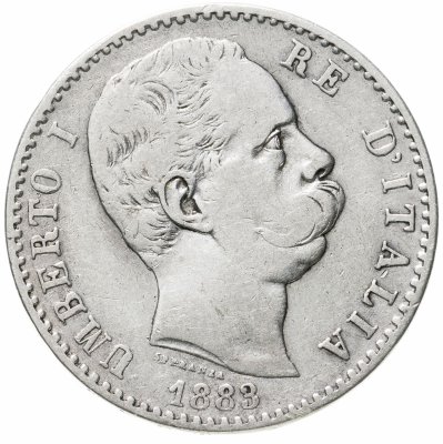 купить Италия 2 лиры (lire) 1883