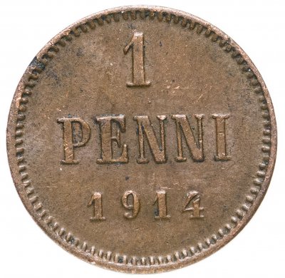 купить 1 пенни (penny) 1914