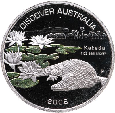 купить Австралия 1 доллар (dollar) 2008 "Узнайте Австралию - Национальный парк Какаду"