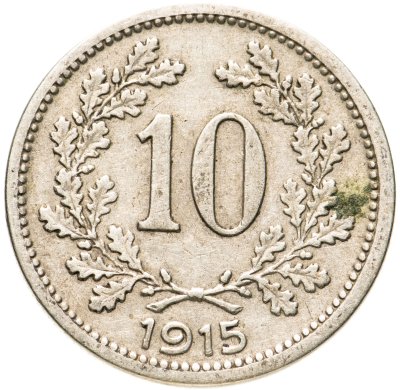 купить Австрия 10 геллеров (heller) 1915
