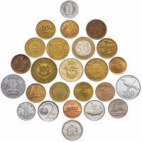 Купить Набор монет разных стран мира (25 стран, без повторов)