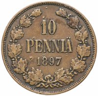 купить 10 пенни (pennia) 1897