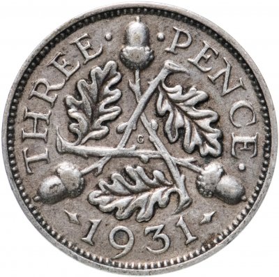 купить Великобритания 3 пенса 1931