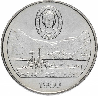 купить Остров Святой Елены 25 пенсов 1980 "80 лет со дня рождения Королевы-Матери"