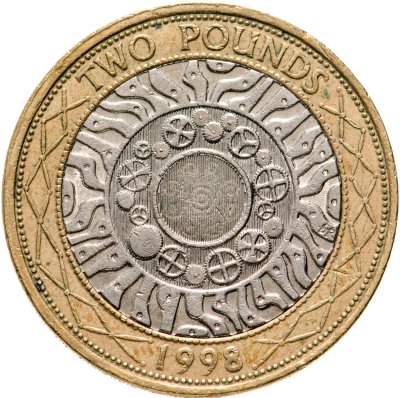 купить Великобритания 2 фунта (pounds) 1998