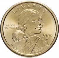 купить США 1 доллар 2000 Р