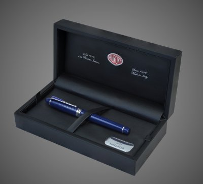 купить Перьевая ручка Aurora Ipsilon Deluxe Blue resin CT, перо - М, в подарочной коробке, Лаки и смолы: лак, родий, смола, хром, 2026 г.