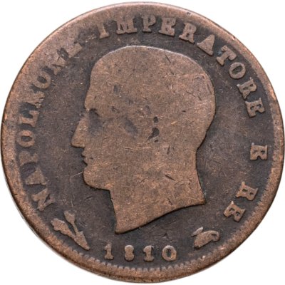 купить Наполеоновская Италия 3 чентезимо, 1810 В