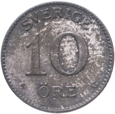 купить Швеция 10 эре 1916