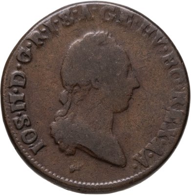 купить Австрия 1 крейцер 1790, знак монетного двора "S" - Смолник