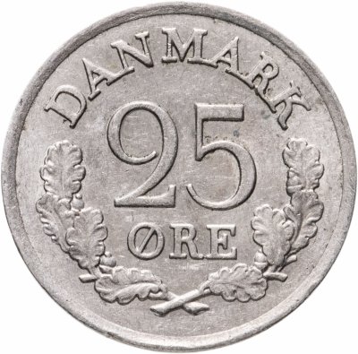 купить Дания 25 эре (ore) 1960-1967, случайный год
