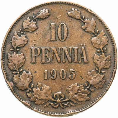 купить 10 пенни (pennia) 1905