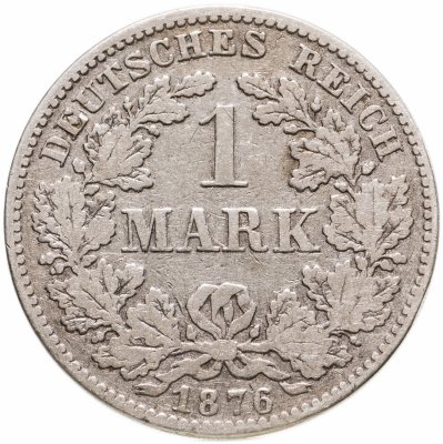 купить Германия (Германская Империя) 1 марка 1876 H