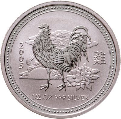 купить Австралия 50 центов 2005 "Восточный календарь. Год петуха"