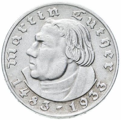 купить Германия, Третий рейх 2 рейхсмарки 1933