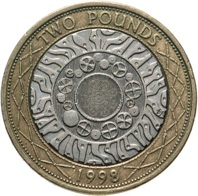 купить Великобритания 2 фунта (pounds) 1998