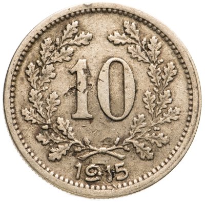 купить Австрия 10 геллеров (heller) 1915