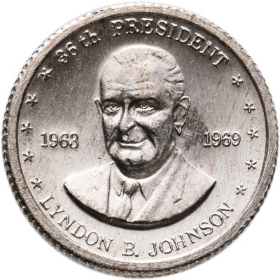 купить Жетон, США Линдон Джонсон (1963-1969), 1981 год