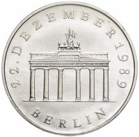 Купить Германия 20 mark (марок) 1990 "Открытие Бранденбургских ворот ГДР"