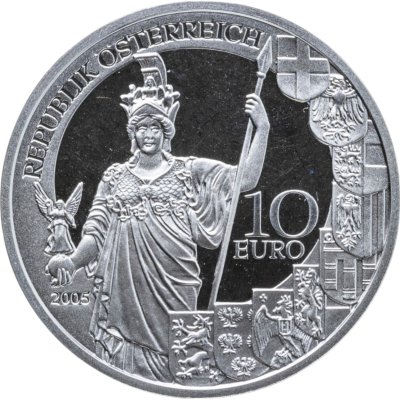 купить Австрия 10 евро 2005 "60 лет второй республике"