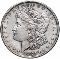Купить США 1 доллар (dollar) 1882 S Доллар Моргана