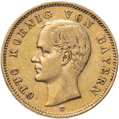 купить Германская империя (Бавария) 20 марок (mark) 1895