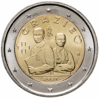 купить Италия 2 евро 2021 "Медицинские профессии"