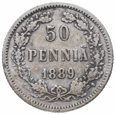 купить 50 пенни 1889 L, для Финляндии