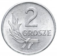Купить Польша 2 гроша (grosze) 1949