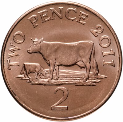 купить Гернси 2 пенса (pence) 2011