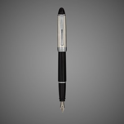 купить Перьевая ручка Aurora Ipsilon Argento Black CT, перо - F, в подарочной коробке, Драгметаллы: серебро, смола, 2026 г.