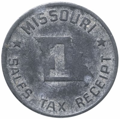купить США, токен 1 милл 1937-1942 годов "Миссури"