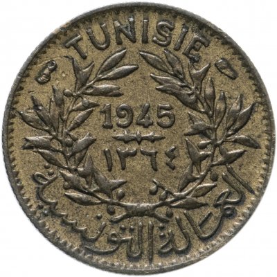 купить Тунис (Французский) 50 сантимов (centimes) 1945