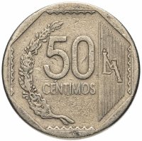 купить Перу 50 сентимо (centimos) 2000-2015, случайная дата