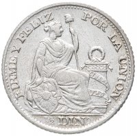 купить Перу 1/2 динеро 1890