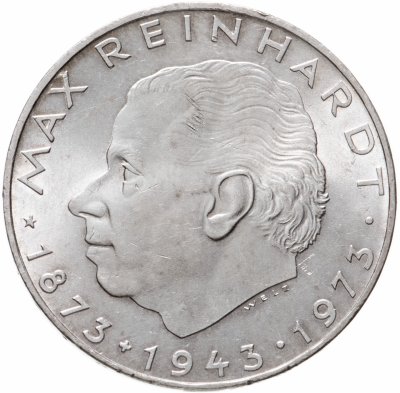 купить Австрия 25 шиллингов 1973 "100 лет со дня рождения Макса Рейнхардта"