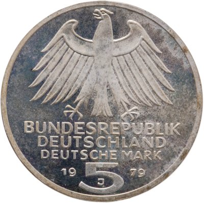 купить Германия 5 марок (deutsche mark) 1979 150 лет Немецкому археологическому институту