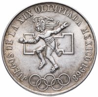 купить Мексика 25 песо 1968 "XIX летние олимпийские игры в Мехико"