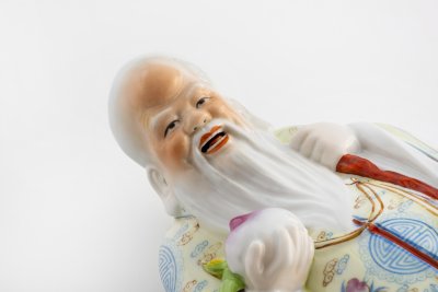 купить Статуэтка "Шоу-Син", фарфор, роспись, деколь, золочение, Китай, 1960-1970 гг.