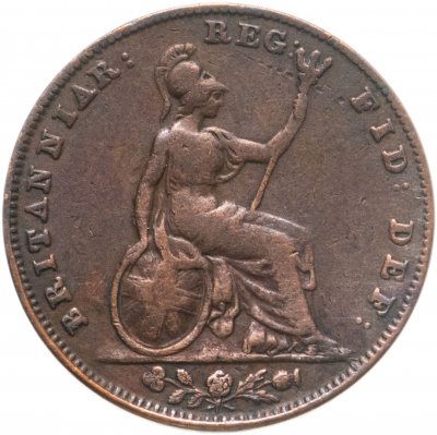 купить Великобритания 1 фартинг 1843